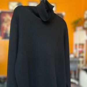 RUDSAK Men's Black Turtleneck Sweater - Size XL